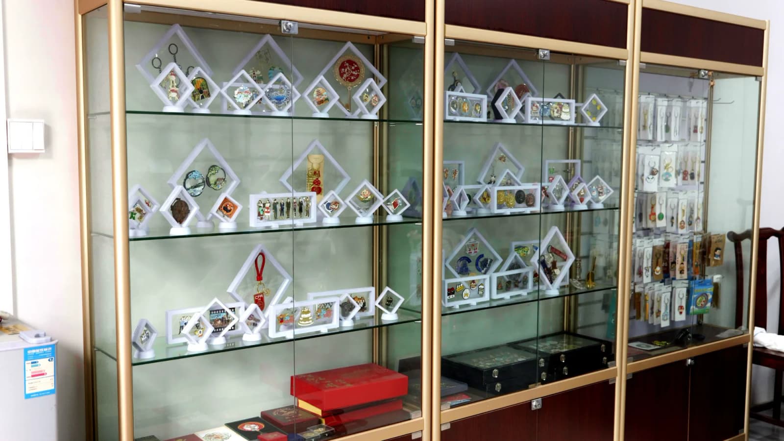 成品展示区